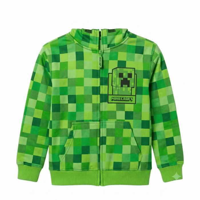 Minecraft The Creeper Gamer Gift Idea Youth Kids Hoodie Sweatshirt - TVStoreOnline