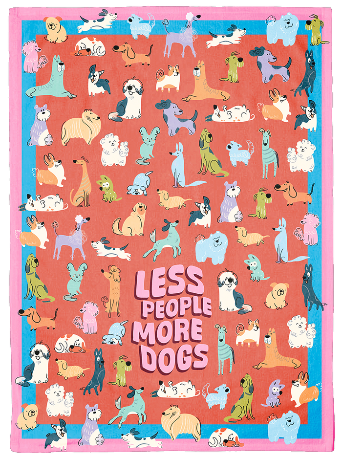 FUNNY DOGS KITCHEN DISH TOWEL PATTERN UPTOWN SOX