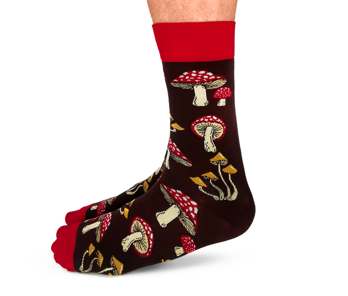 Magic Mushroom Novelty Socks - Uptown Sox