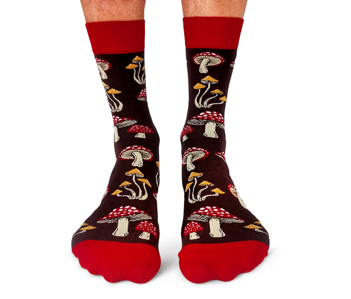 Magic Mushroom Novelty Socks - Uptown Sox