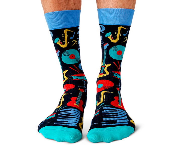 Fun Novelty Music Socks - Uptown Sox
