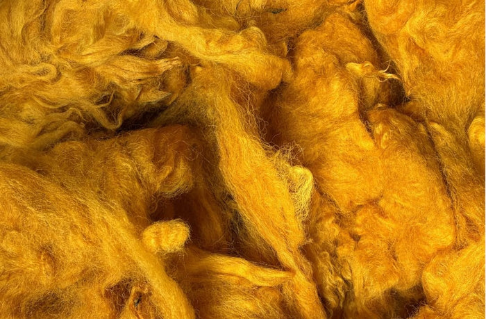 Mustard Irish Wool Fleece - Cushendale Woollen Mills