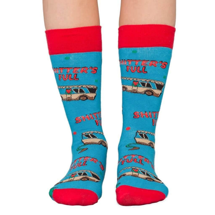 National Lampoons Shitters Full Ugly Socks