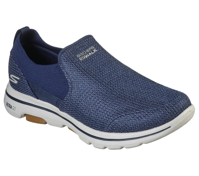 Navy herrtoffel med slip-on