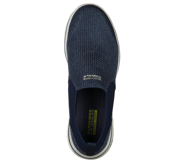 Navy herrtoffel med slip-on
