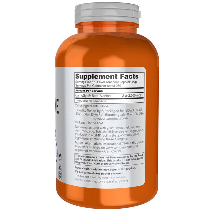 Now Sports Beta - Alanine 500 Grams - 2007 - The Oasis of Health