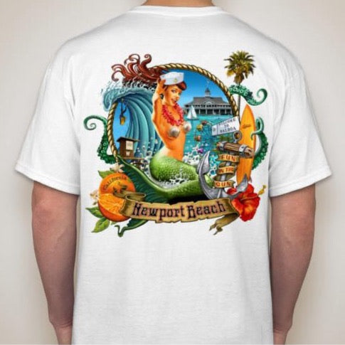 -NPB Tee -   Newport Sailor - Newport Beach T Shirt, Designed by Rick Rietveld