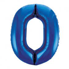 Number 0 Supershape Balloon