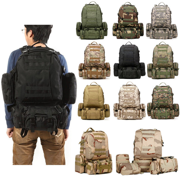 Outdoor Tactical Rucksack Backpack 50L - GhillieSuitShop