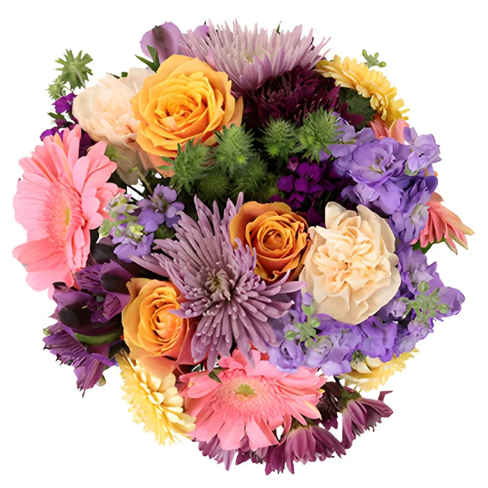 Pastel of The Ball Flower Centerpieces