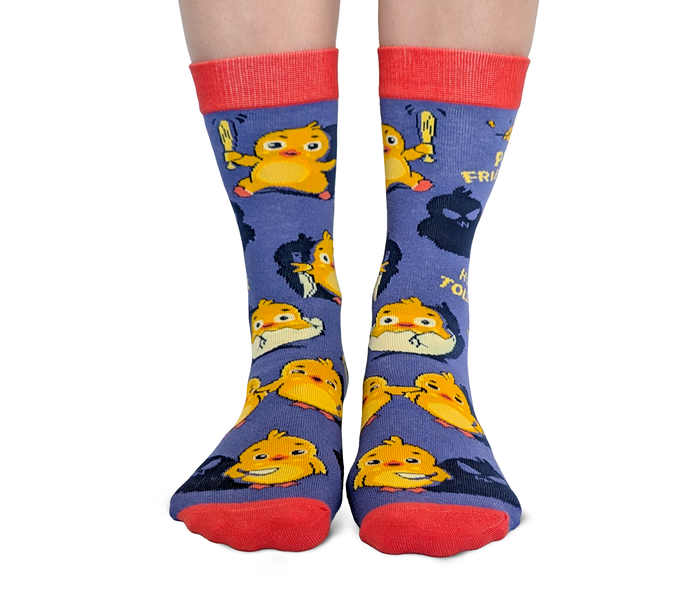 FUNNY ANIMAL LOVER MEME PATTERN SOCKS WOMEN UPTOWN SOX