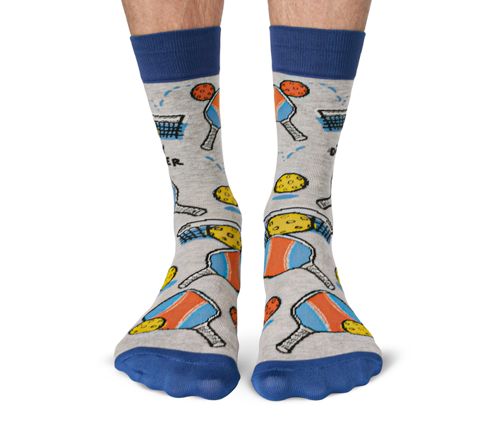 FUN NOVELTY MEN'S PICKLEBALL SOCKS - UPTOWN SOX