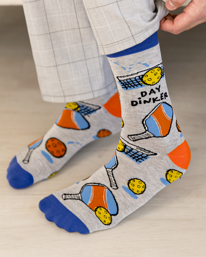 FUN NOVELTY MEN'S PICKLEBALL SOCKS - UPTOWN SOX