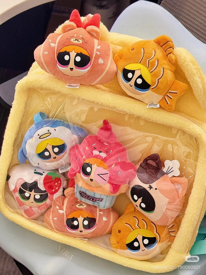 Powerpuff Girls Bakery Workshop Blind Box featuring 6 regular figures and 1 secret, available for preorder with shipping estimated for late June 2025.
