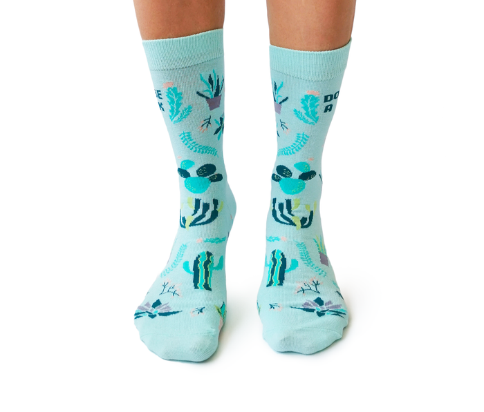 Plant and Cactus Novelty Socks for Women