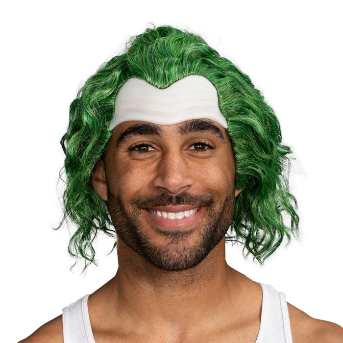 Psycho Clown Joke Villain Green Hair Halloween Cosplay Costume Wig - TVStoreOnline
