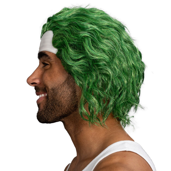 Psycho Clown Joke Villain Green Hair Halloween Cosplay Costume Wig - TVStoreOnline