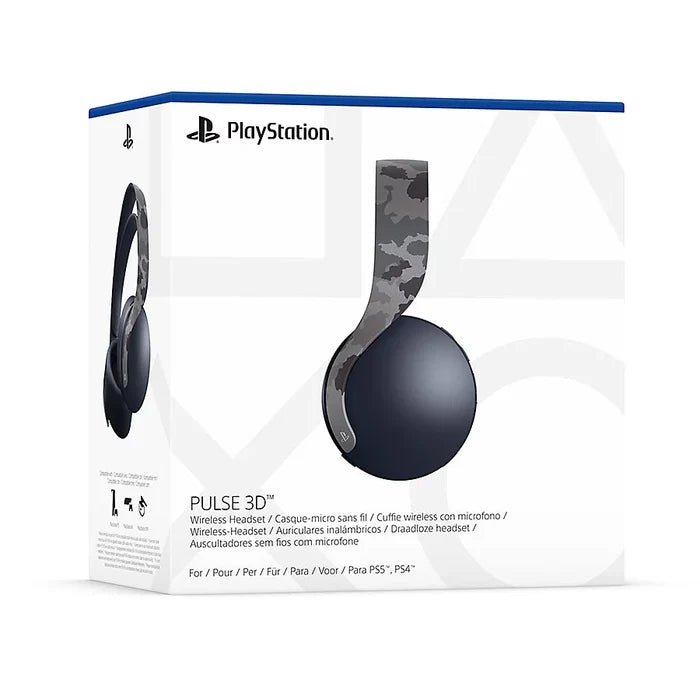 PULSE 3D Wireless Headset For PlayStation 4 & PlayStation 5 - Grey Camouflage