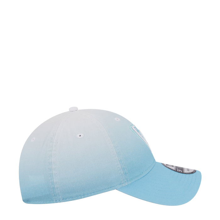 Light blue ombre 920 baseball cap, side panels and 9TWENTY adjustable strap detail
