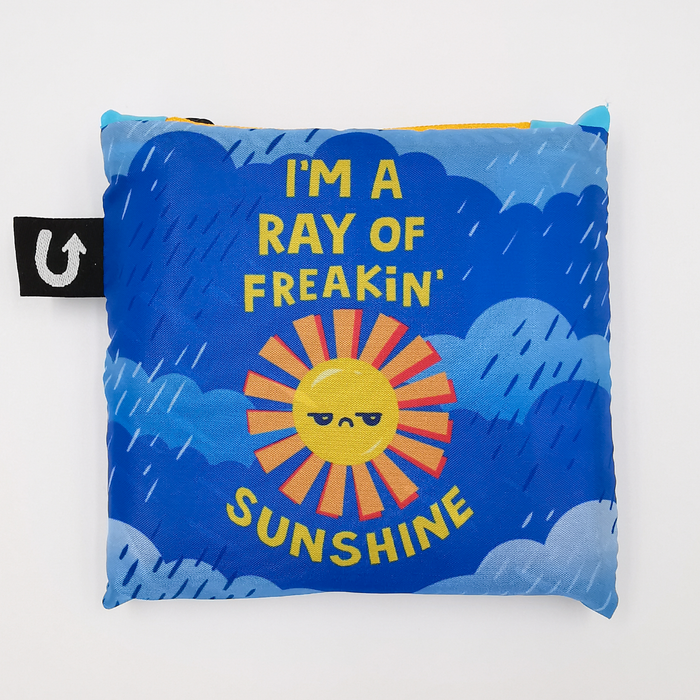 Ray of Sunshine Foldable Packable Tote Bag - Uptown Sox