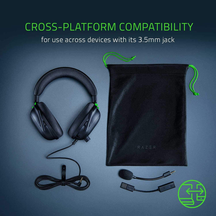 Razer Blackshark V2 With Usb Sound Card - Thx 7.1 Spatial Surround Gaming Headset