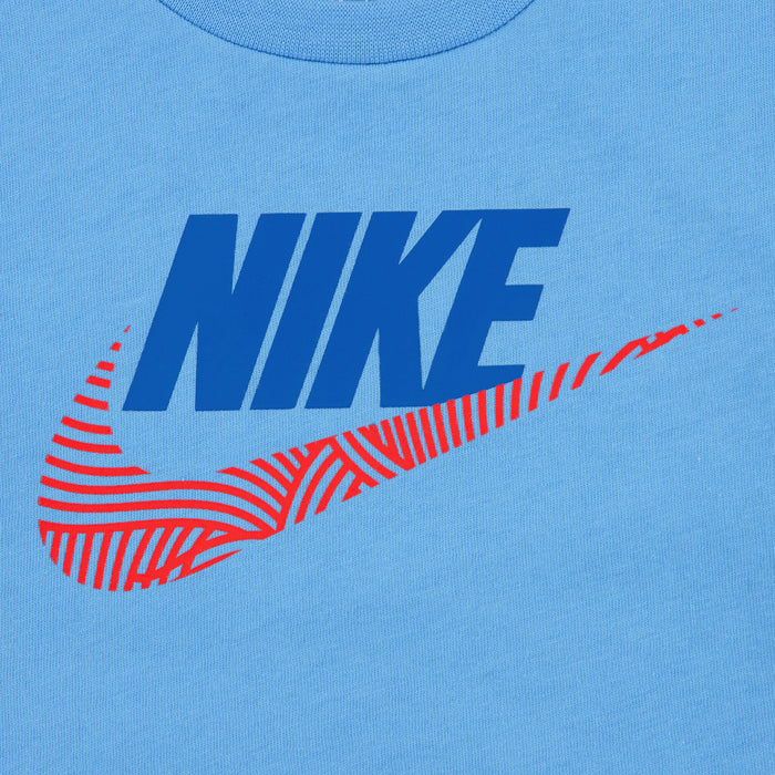 Light blue toddler T-shirt with Nike graphic logo