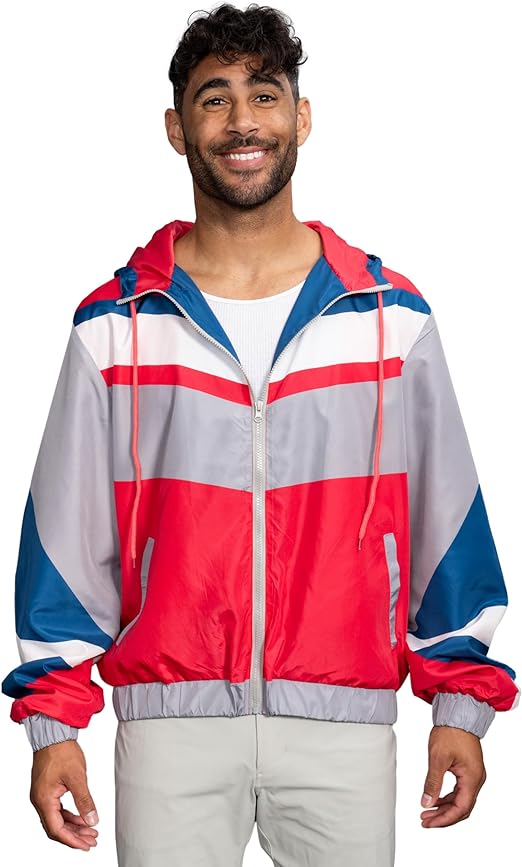 Retro Windbreaker Jacket Lightweight Design 6