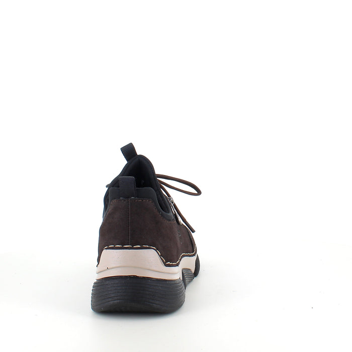 Rieker damsneakers i brunt – stötdämpning för vardagen