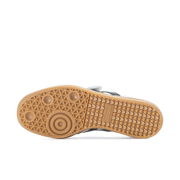 Tan adidas Samba Jane gum outsole with tread and circular logo details