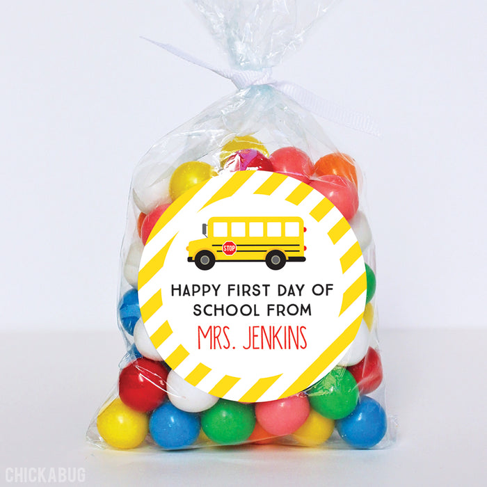School Bus Back to School Stickers