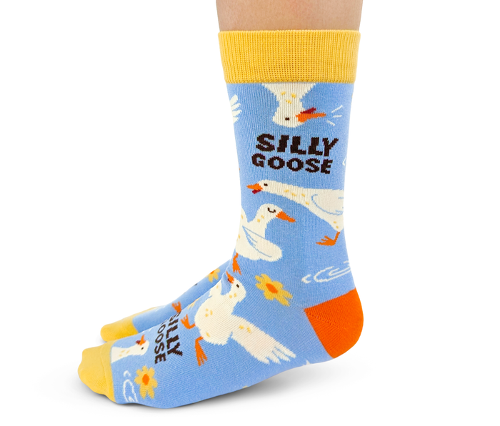 SILLY GOOSE WOMEN'S CREW SOCKS - UPTOWN SOX