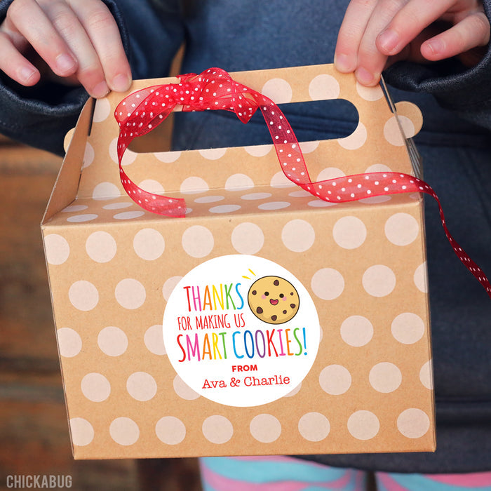 "Smart Cookie" Teacher Appreciation Stickers