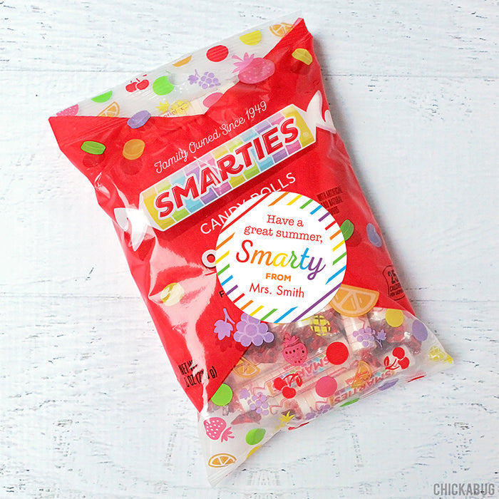 Smarty Last Day of School Stickers