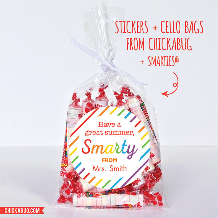 Smarty Last Day of School Stickers