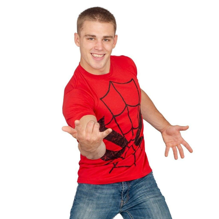 Spider-Man Parker Can't Lose Big Face T-Shirt-tvso