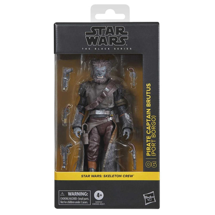 Star Wars Black Skeleton Crew Pirate Captain Brutus Action Figure