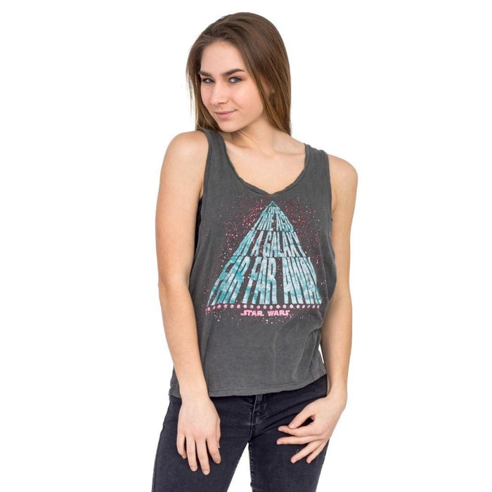 Star Wars Galaxy Far Far Away Juniors Tank Top-tvso