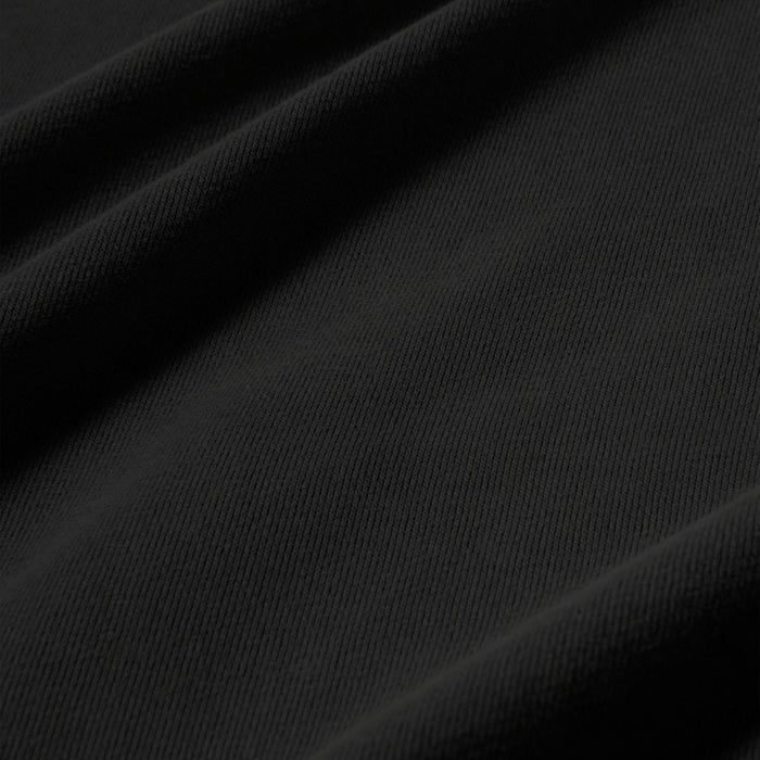 Black fleece fabric texture for women's pants