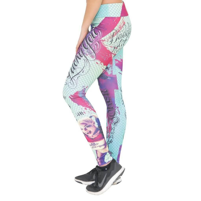 Suicide Squad Fishnet Leggings-tvso