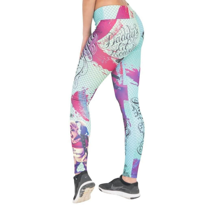 Suicide Squad Fishnet Leggings-tvso