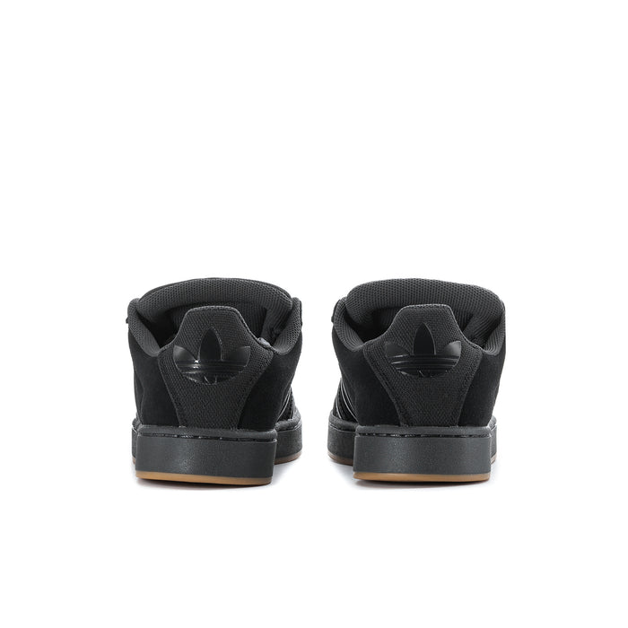 Superstar ST men's sneakers, back view pair with black heel counter and gum outsole