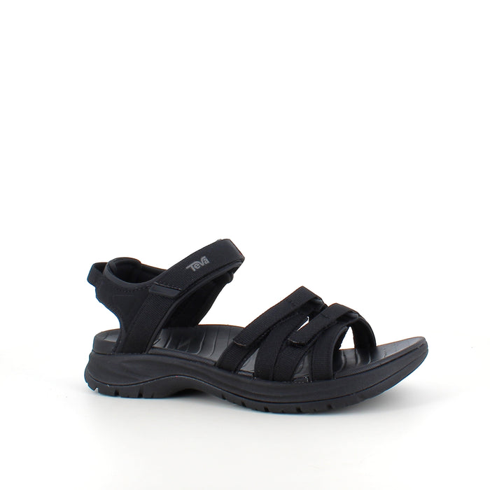 Svart Teva-sandal med fotvalvsstöd och extra komfort