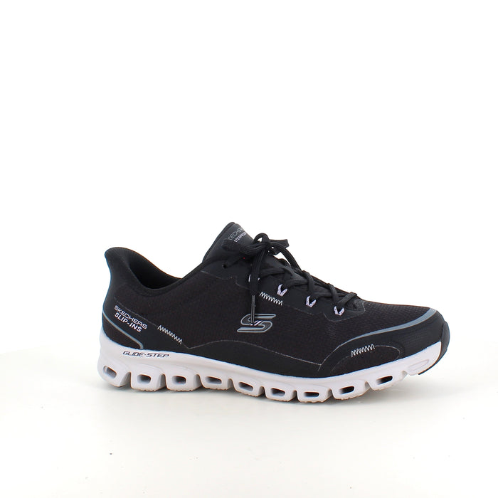 Svarta Skechers Glide-Step – vattentäta skor med smidig Slip-ins-passform