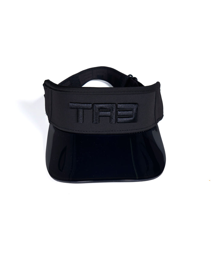 Outline image of TA3 Adjustable Visor UPF 35+ Protection - Black front view