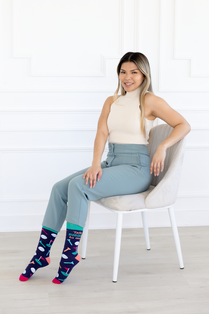 Funny Cute Novelty Women's Crew Socks - Uptown Sox