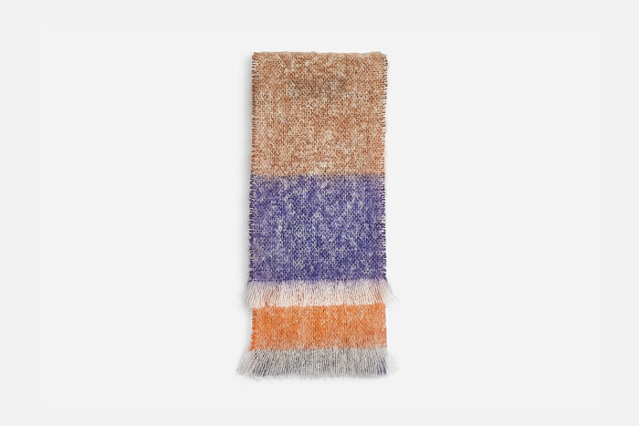 Tangerine Silare Mohair XScarf - Cushendale Woollen Mills