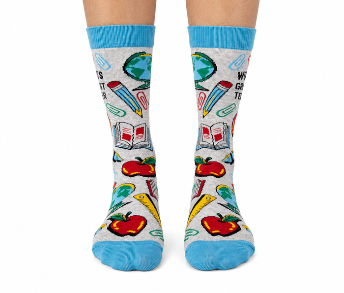 TEACHER'S PET - WOMEN'S CREW SOCKS - UPTOWN SOX
