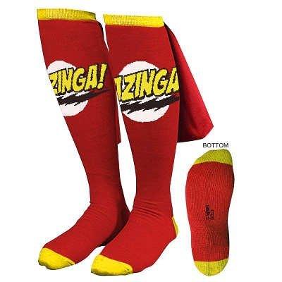 The Big Bang Theory Bazinga Cape Socks-tvso