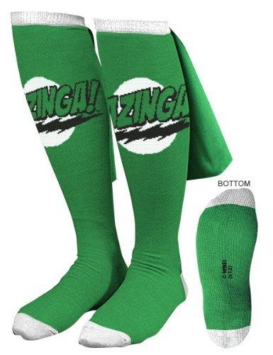 The Big Bang Theory Bazinga Cape Socks-tvso