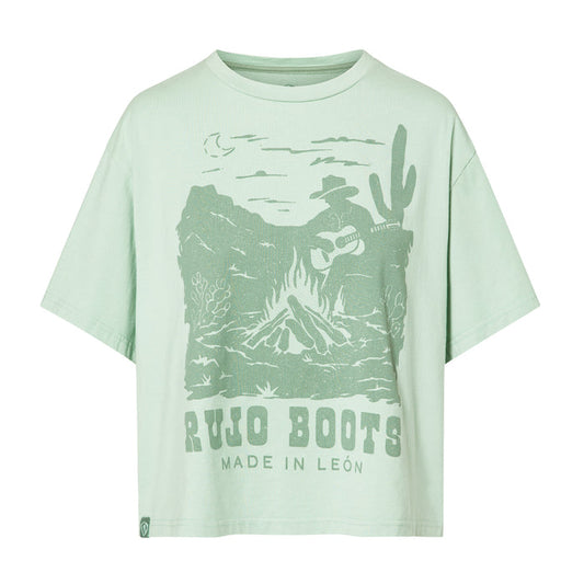 The Campfire Crop-Top T-Shirt